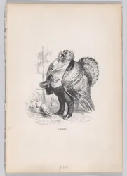 A Banker from Scenes from the Private and Public Life of Animals, ca. 1837-47