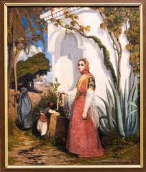 Oriental Woman at the Fountain