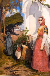 Oriental Woman at the Fountain