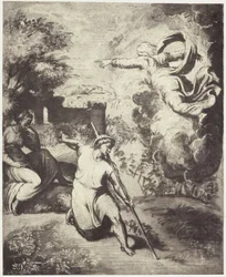 Photoreproduction of a Drawing by Raphael, Expulsion of Adam and Eve from Paradise