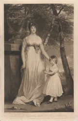 Charlotte Countess Cholmondeley and her Son the Honorable Henry Cholmondeley