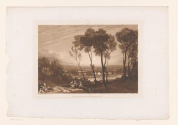 Landscape with Three Shepherds and Bridge with Eight Arches