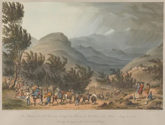 The March of the 3rd Division through the Sierra de Estiella or de Neve, May 16, 1811