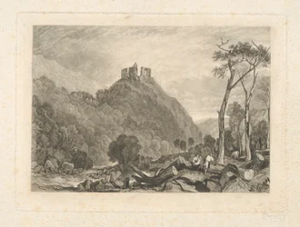 Okehampton Castle, on the River Okement