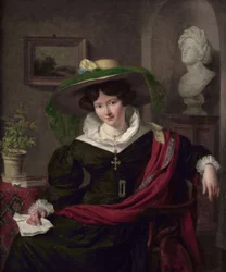 Portrait of Carolina Frederica Kerst, Wife of Louis Royer