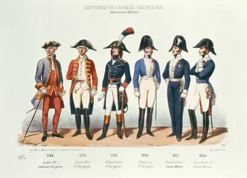 Costumes of the French Army from 1746 to 1854