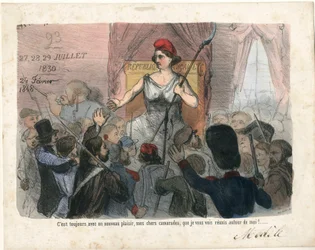 Le Charivari, Satirical in B & W