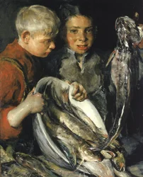 Fisher Children, ca. 1902