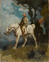 General Sir Frederick Sleigh Roberts, on his horse Vonolel