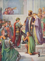 The Investiture of the Black Prince as a Knight of the Garter