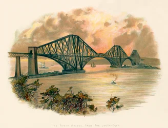 The Forth bridge, from the south-east