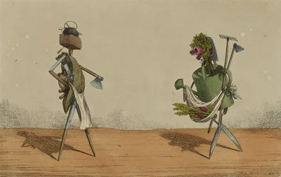 Implements Animated, Plate 2, Dedicated to the Carpenters and Gardeners of Great Britain, c.1811