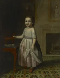 Portrait of a Boy with a Toy Horse