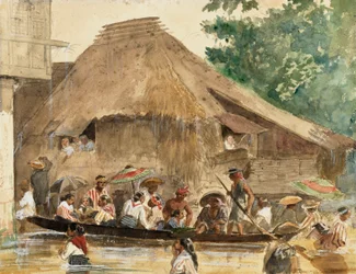 A Street in Manila During the Flood