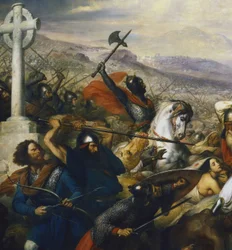 Charles Martel in the Battle of Tours (Detail)