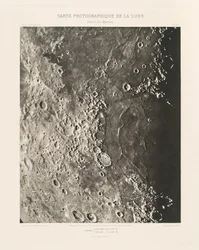 Photographic Chart of the Moon, plate VIII, March 15