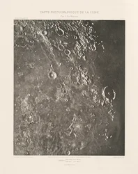 Photographic Chart of the Moon, plate XX, March 22