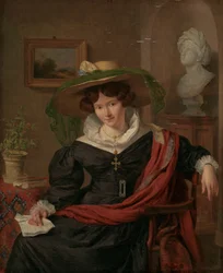 Portrait of Carolina Frederica Kerst, Wife of Louis Royer