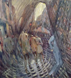 Hail on Sixth Avenue, New York City