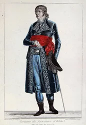 Costume of a Secretary of State During the Period of the Consulate of the First Republic in France