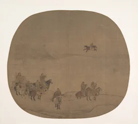 Nomads Hunting with Falcons, Early 13th Century