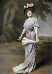 French Comedian Amelie Dieterle as Blanche in Play 