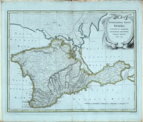 General map of Crimea