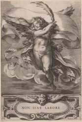 An Allegorical Figure: Non Sine Labore