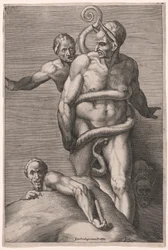 Minos and Demons, from the Last Judgment