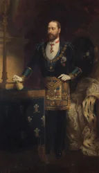 Albert Edward, Prince of Wales as Grand Master, 1885