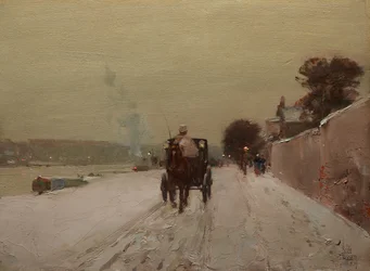 Along the Seine, Winter
