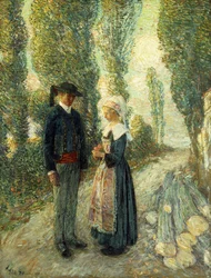 In Brittany, Evening Hour, Pont Aven