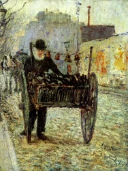 Old Man Carrying Bottles
