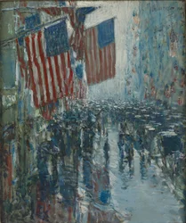 Rainy Day, Fifth Avenue
