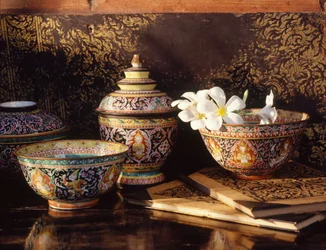 Bencharong Pottery