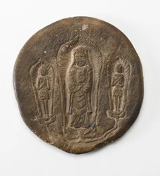 Circular plaque, Period of Division, 500 AD