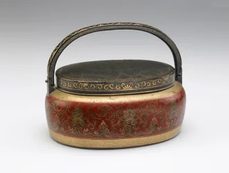 Lacquered hand warmer, late 18th-19th century