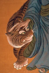 Lohan with Tiger, late 18th to early 19th century
