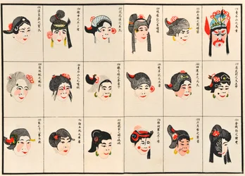 Make up designs for Chinese Opera Characters