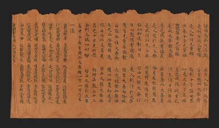 Manuscript of the Sutra on Solemn Attainment of Buddhahood (Datong fangguang chanhui miezui zhuangyan chengfo jing)