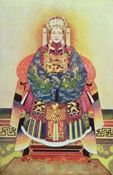 Portrait of Tzu Hsi, the Empress Dowager
