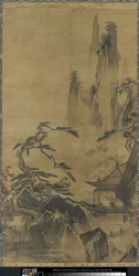 Scholar Gazing at the Moon