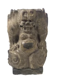 Squatting guardian-demon, Hebei province, Period of Division