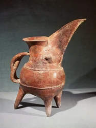 Three-legged Kuei jug, from Weifang, Shandong, Longshan Culture, 3rd-2nd millennium BC