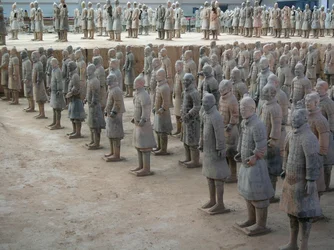 Xian Museum, Terracotta Warriors from the Tomb of Emperor Shi Huangdi