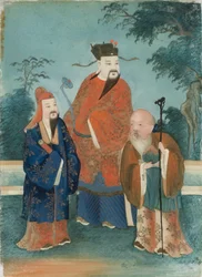Three Male Figures