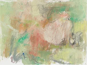 Abstract composition, oil sketch/study, 2020