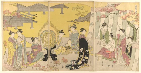 Momiji no ga, from the series "A Fashionable Parody of the Tale of Genji"