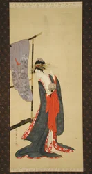 Oiran in Summer Kimono