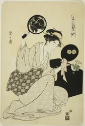 Takashima, from the series "A Collection of Flower-like Faces of Beauties"